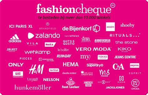 fashioncheque inleveren.